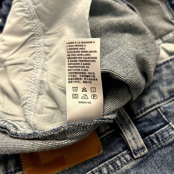 Lafayette 148 Wyckoff High Rise Wide Leg Jeans Size 29 Stretch Denim EUC - Picture 12 of 12